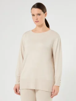 Maglia in viscosa stretch - GHIACCIO