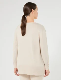 Maglia in viscosa stretch - GHIACCIO