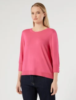 Maglia in viscosa stretch - LAMPONE
