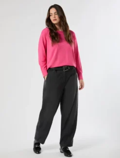 Maglia in viscosa stretch - LAMPONE