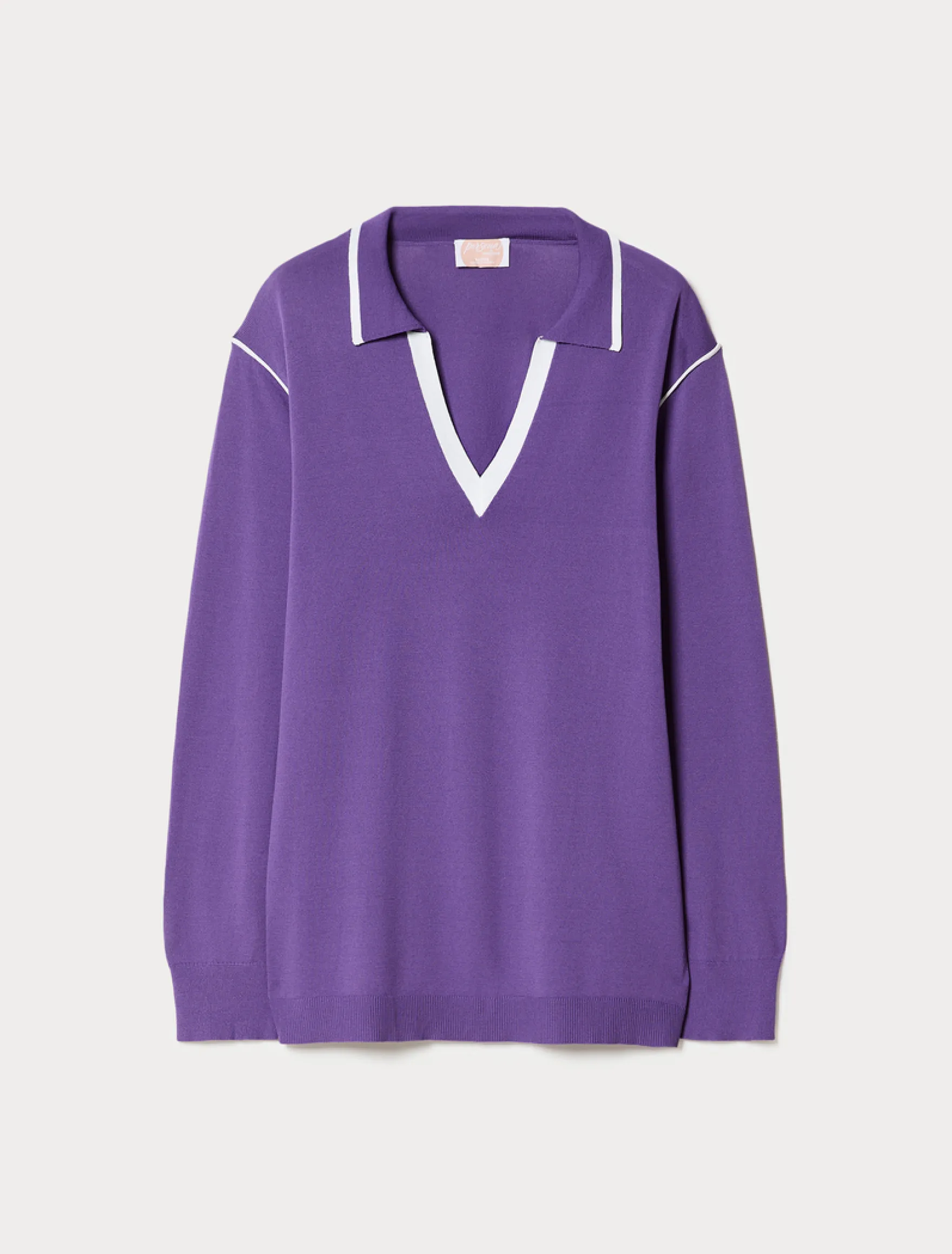 Maglia in viscosa stretch - VIOLA
