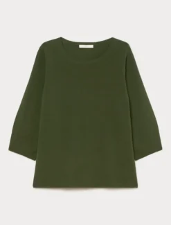 Maglia in viscosa - VERDE SCURO