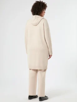 Maxi cardigan in viscosa - ALBINO