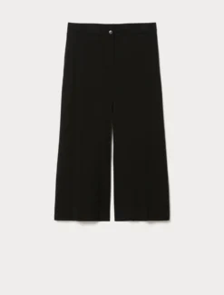 Pantaloni ampi in jersey - NERO