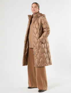 Pantaloni ampi in velluto - CAMMELLO