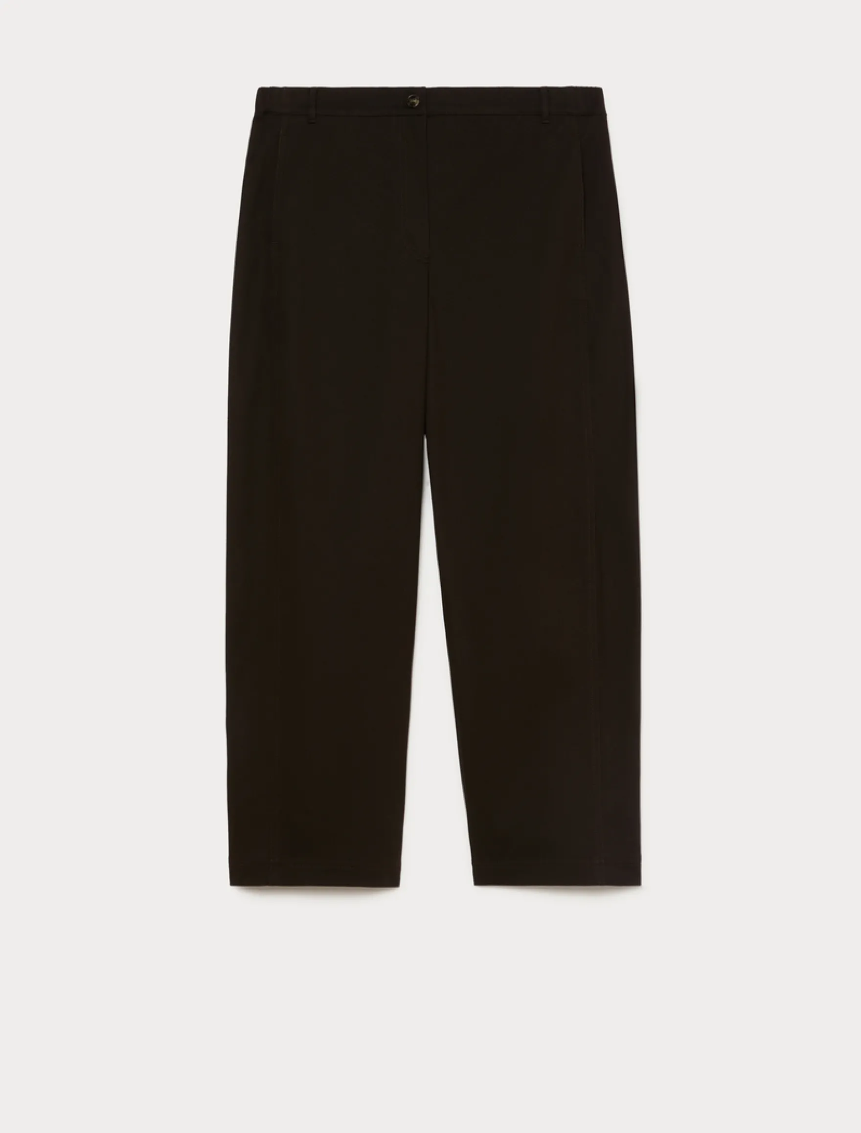 Pantaloni barrel in cotone - RUTENIO GRIGIO