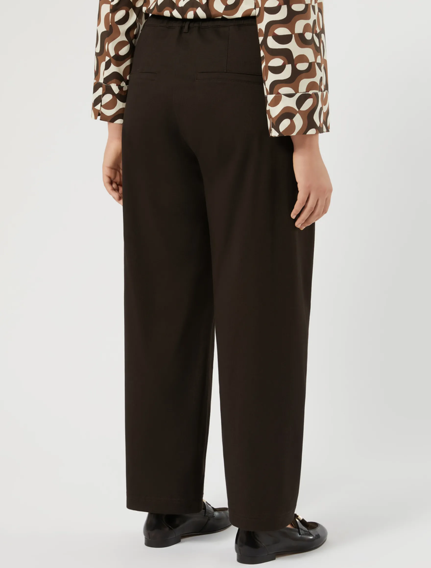 Pantaloni barrel in cotone - RUTENIO GRIGIO