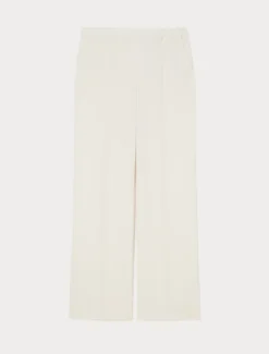 Pantaloni dritti in cady - GHIACCIO