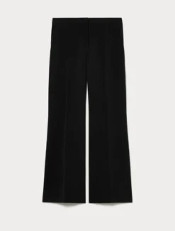 Pantaloni flare in cady - NERO