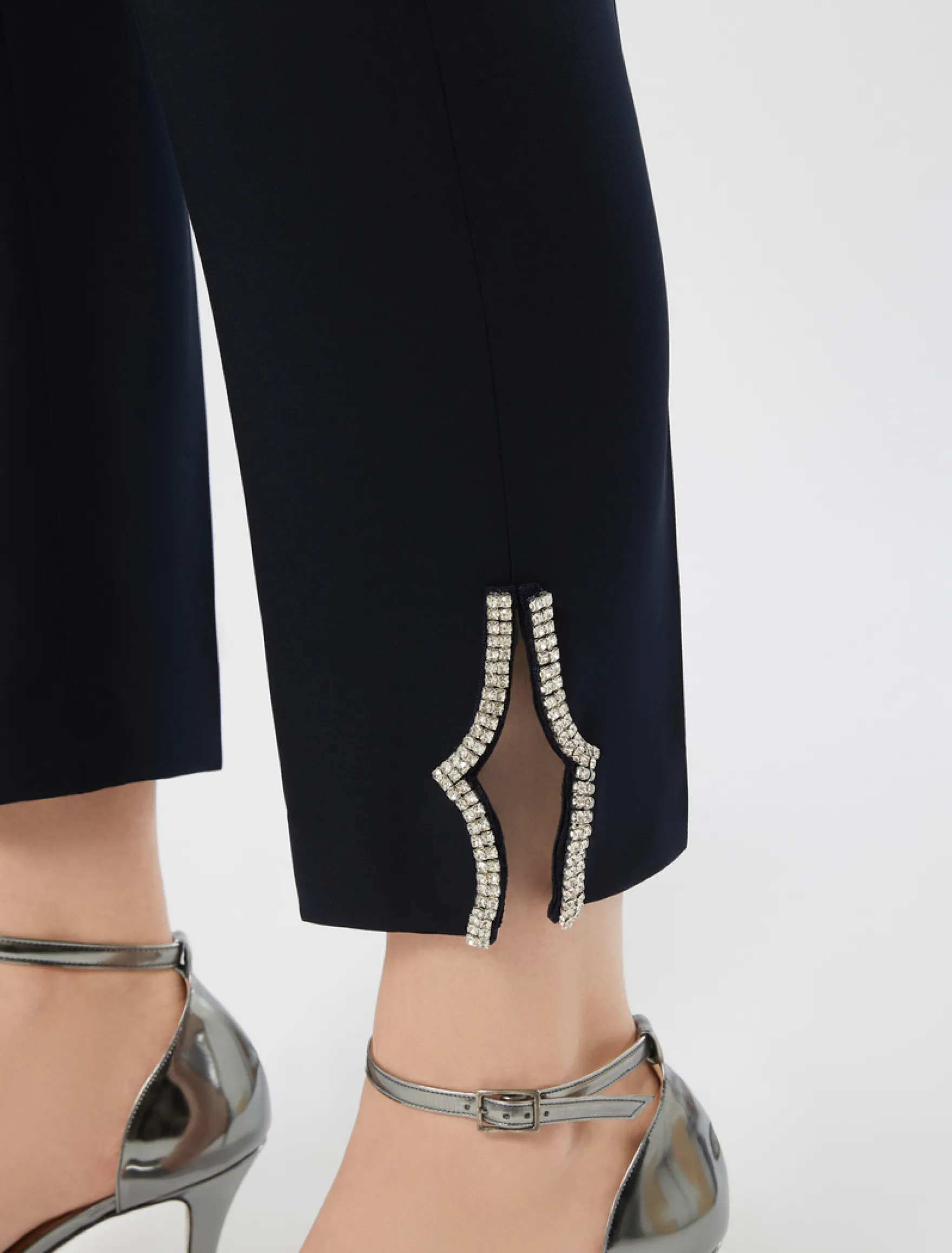 Pantaloni in cady - BLU NOTTE