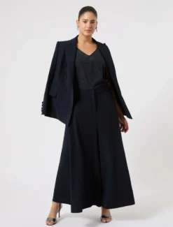 Pantaloni in cady - BLU NOTTE