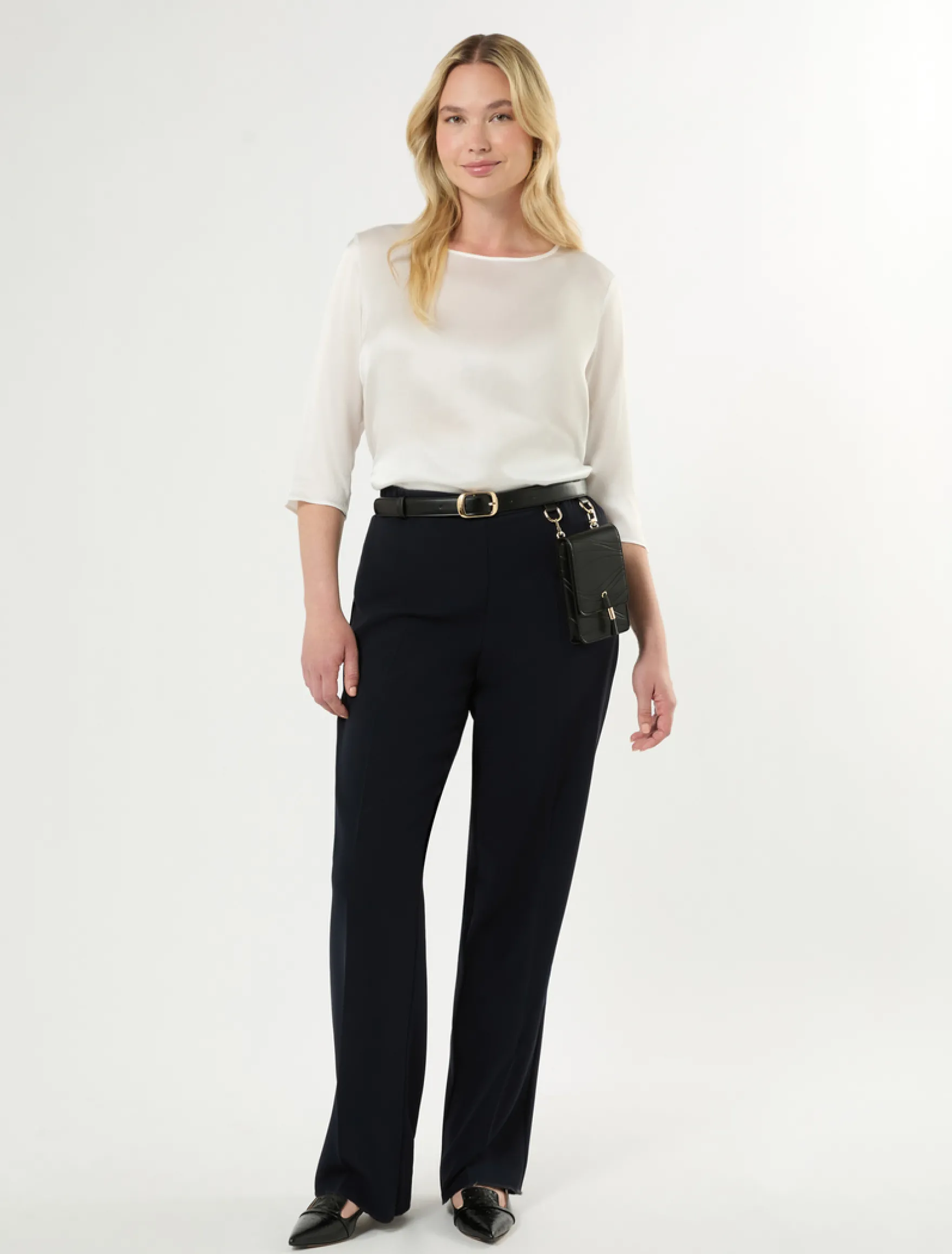 Pantaloni in cady - BLU NOTTE