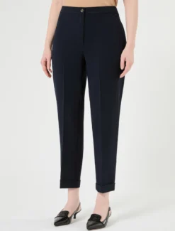 Pantaloni in cady - BLU NOTTE