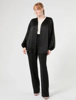 Pantaloni in cady - NERO