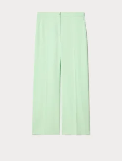 Pantaloni in cady - VERDE PASTELLO