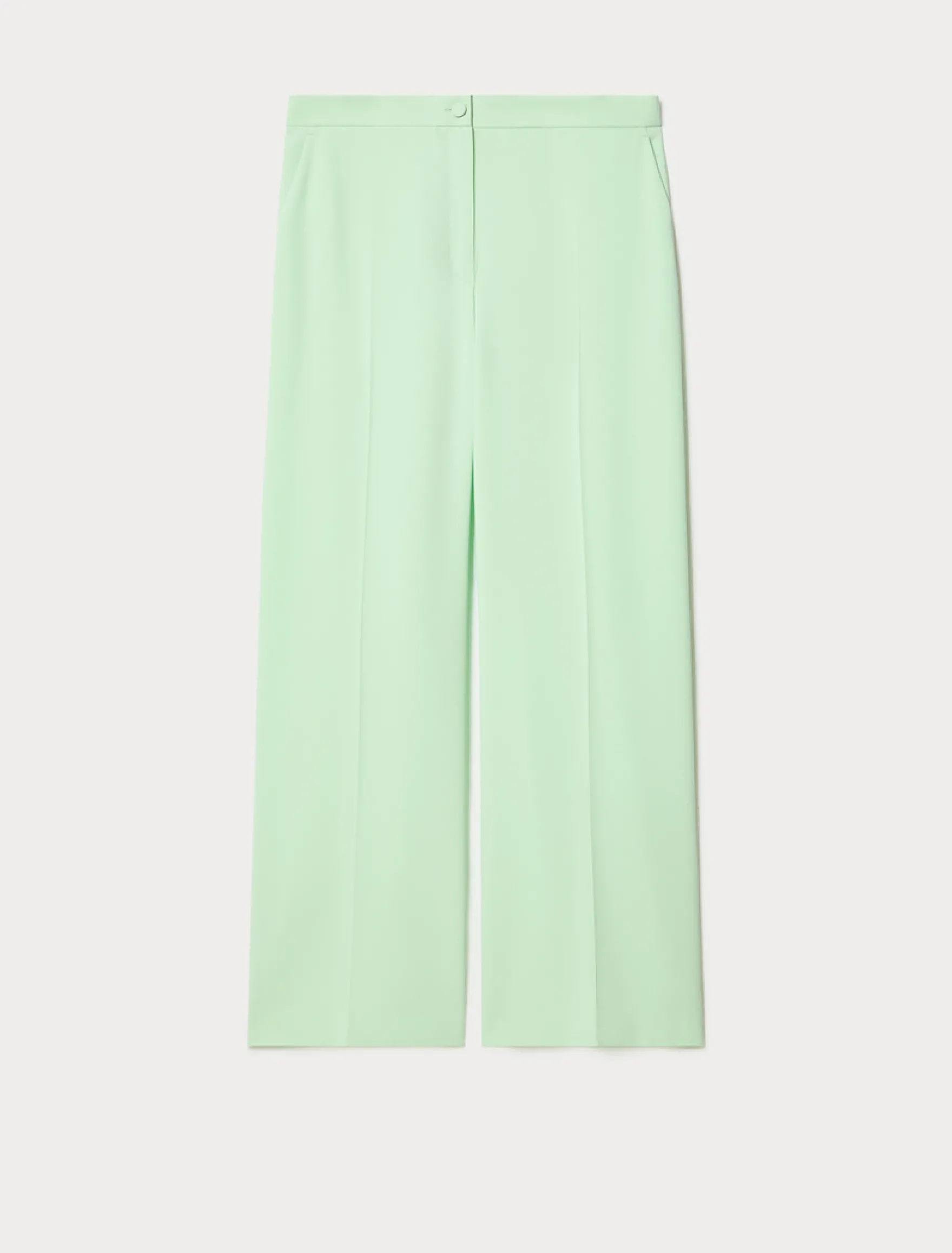 Pantaloni in cady - VERDE PASTELLO