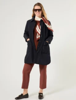 Pantaloni in cotone e nylon - BORDEAUX