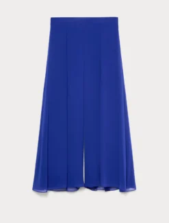 Pantaloni in crêpe georgette - BLUETTE