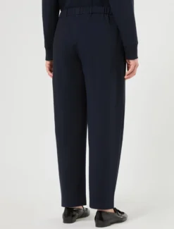 Pantaloni in felpa di cotone - BLU NOTTE