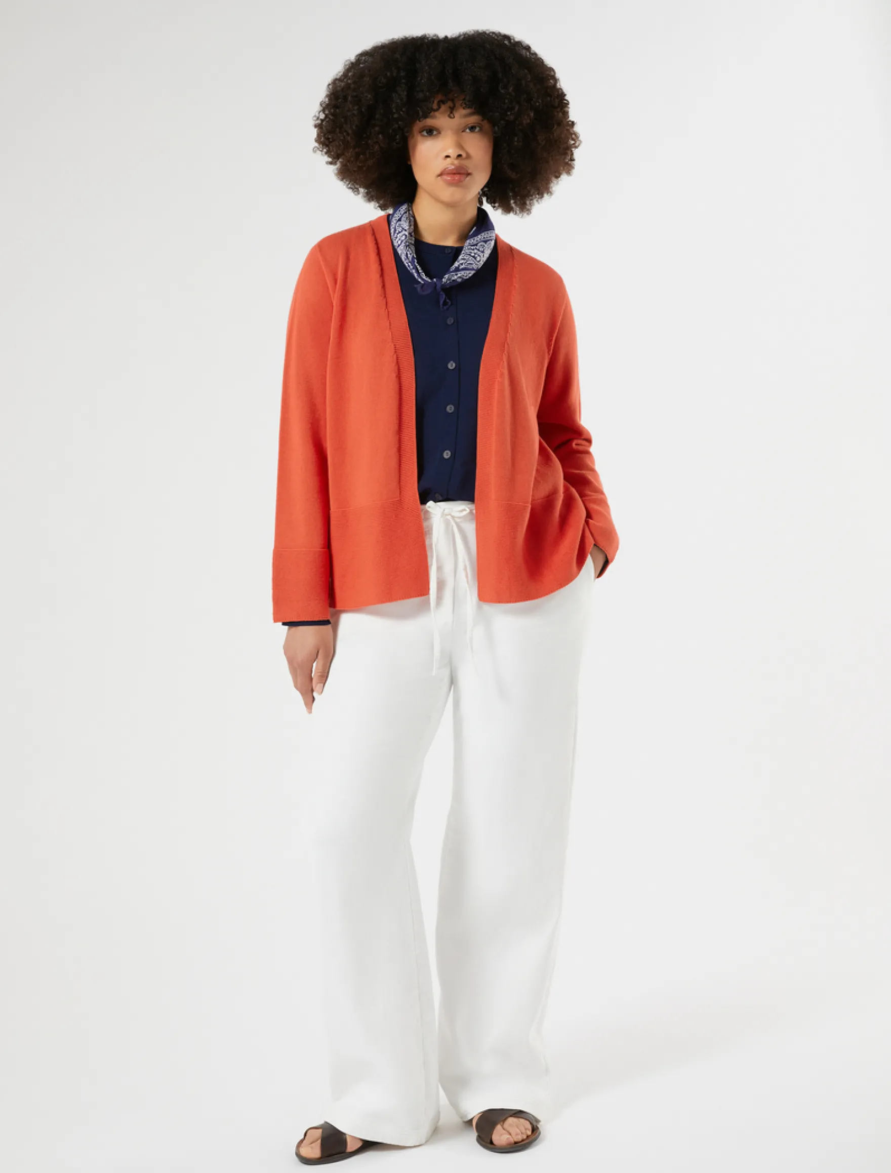 Pantaloni in felpa jersey - BIANCO