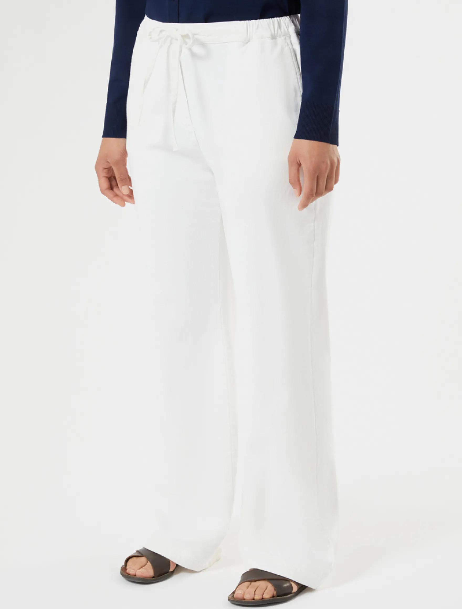 Pantaloni in felpa jersey - BIANCO