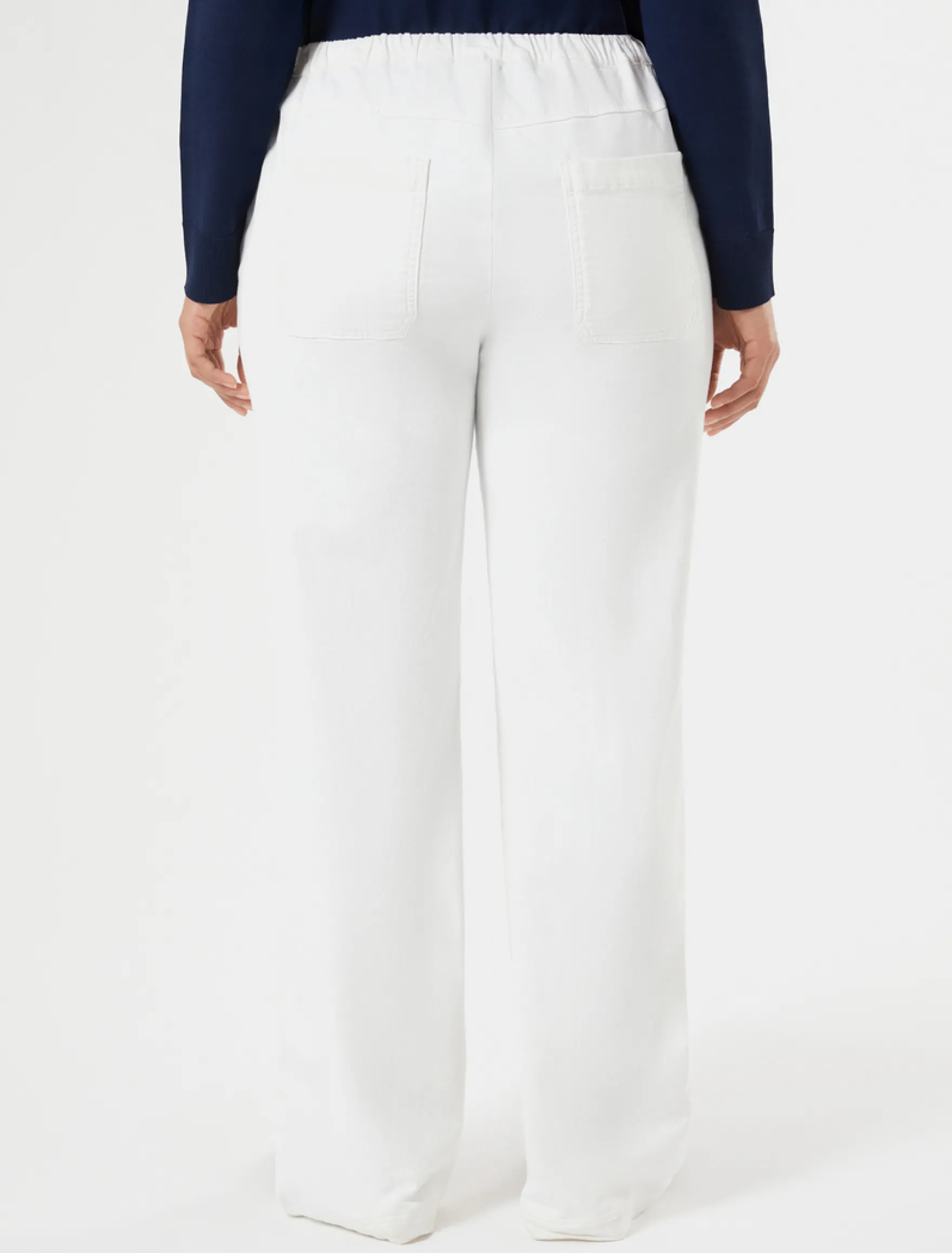 Pantaloni in felpa jersey - BIANCO