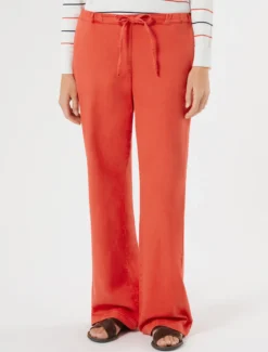 Pantaloni in felpa jersey - ROSSO