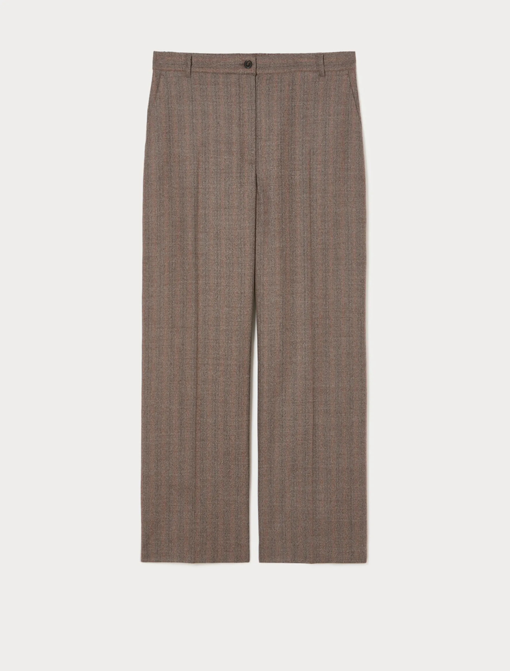 Pantaloni in flanella - FANGO