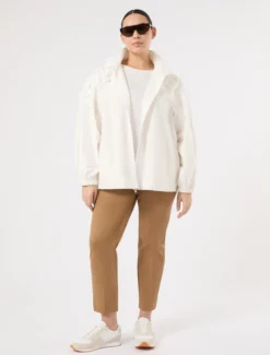 Pantaloni in gabardina di cotone - AVANA