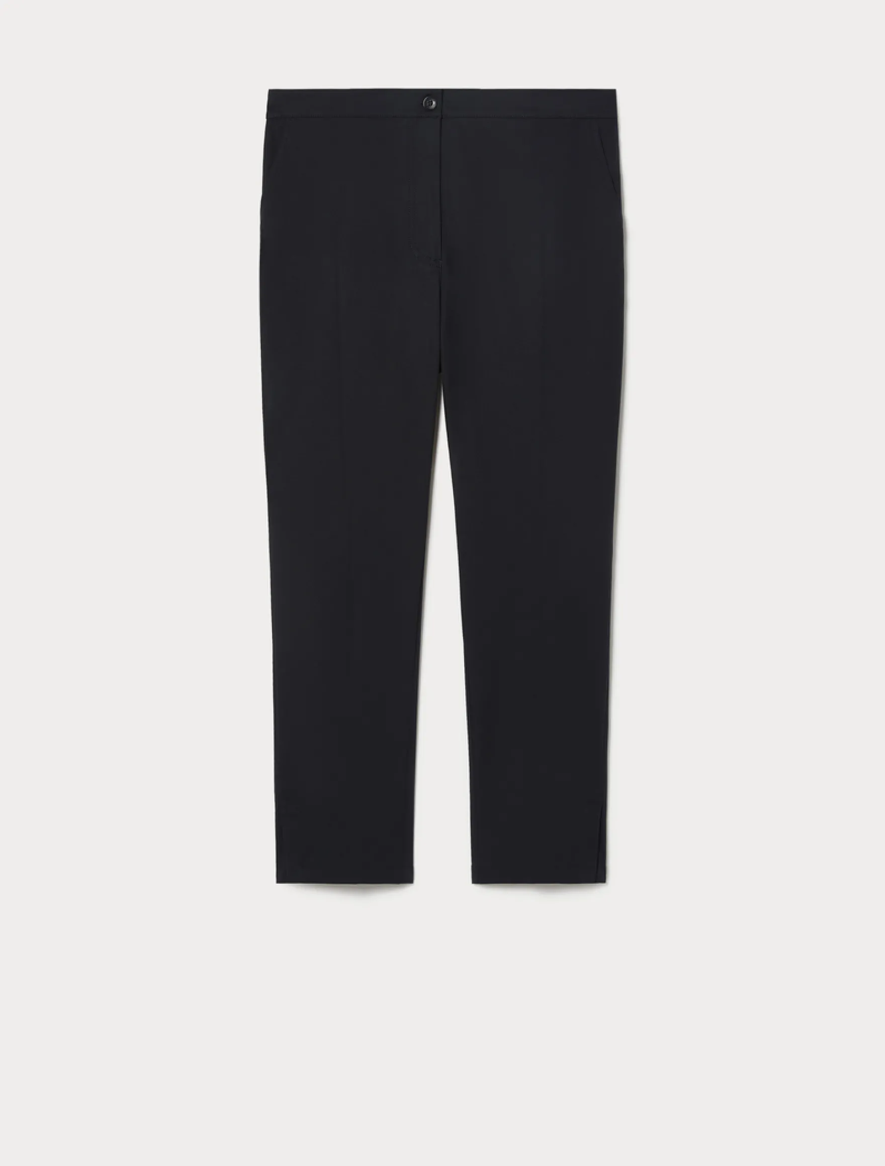 Pantaloni in gabardina di cotone - BLU MARINO