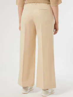 Pantaloni in gabardina di cotone - SABBIA