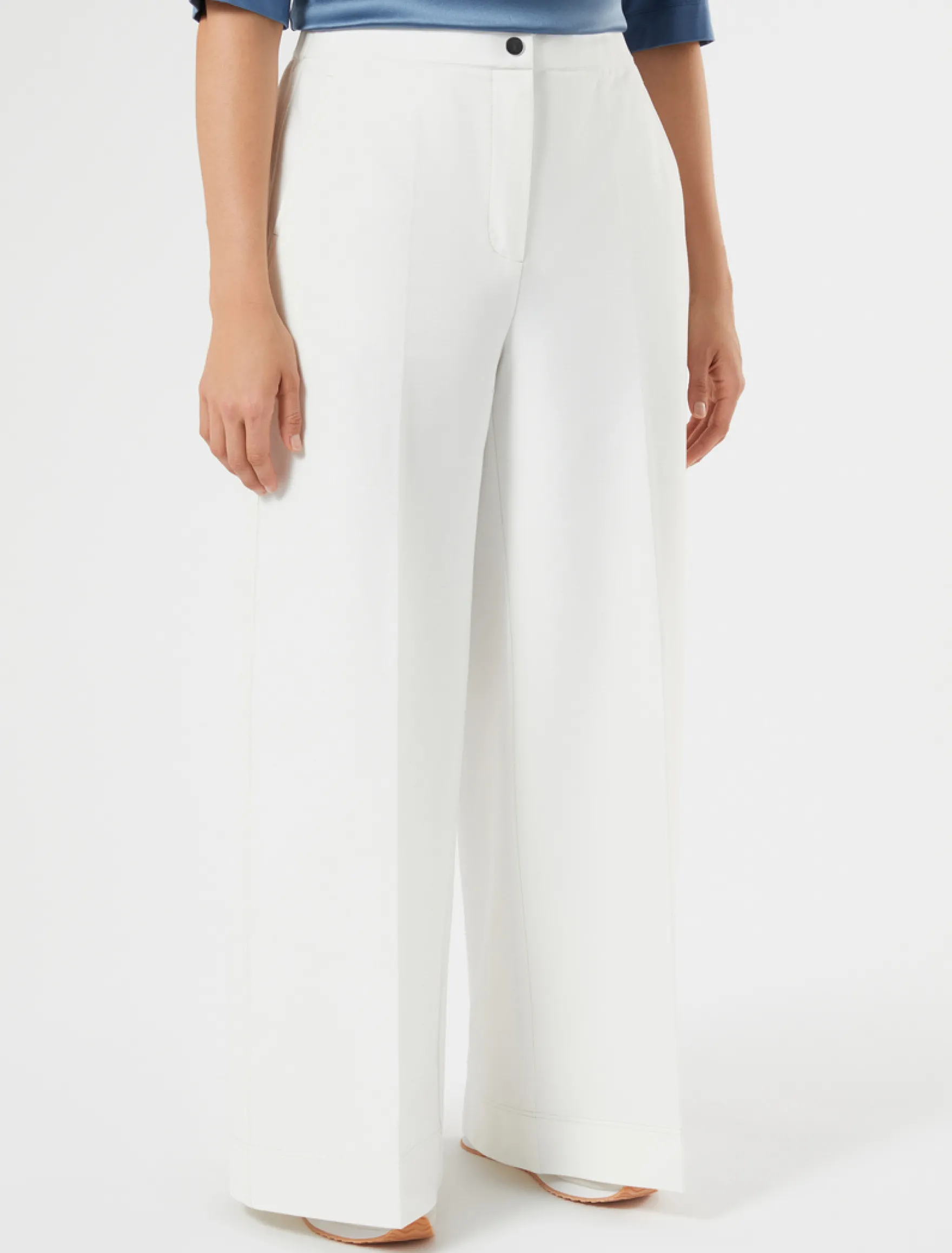Pantaloni in jersey - AVORIO