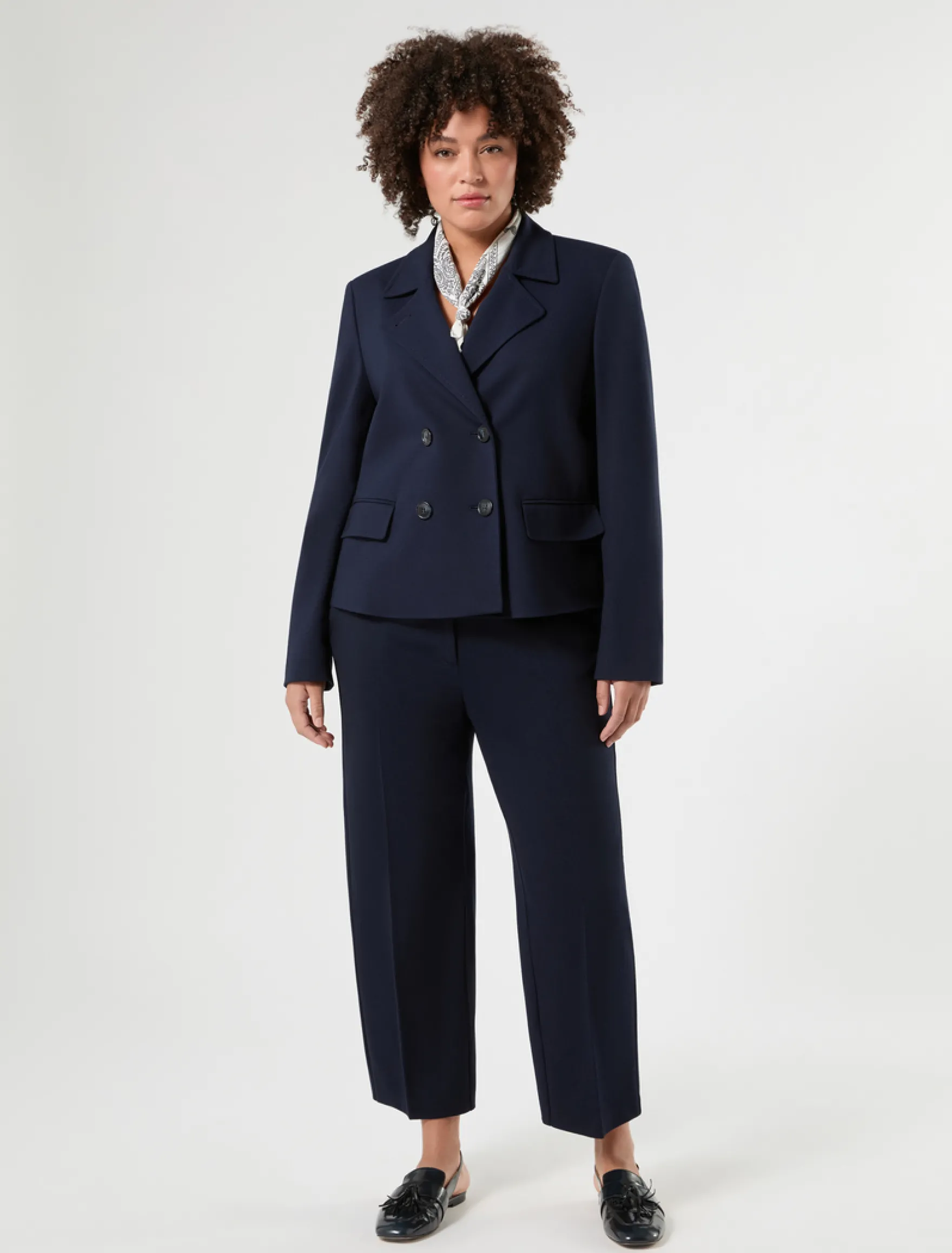 Pantaloni in jersey - BLU NOTTE