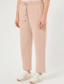 Pantaloni in jersey double - ROSA ANTICO