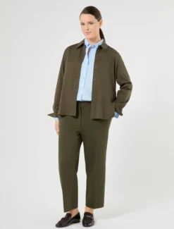 Pantaloni in jersey - VERDE OLIVA