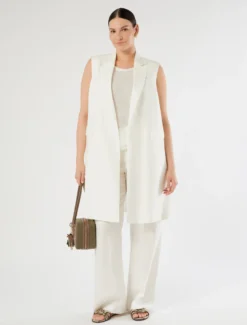 Pantaloni in lino - BIANCO