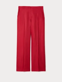 Pantaloni in lino - CILIEGIA