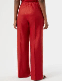 Pantaloni in lino - CILIEGIA