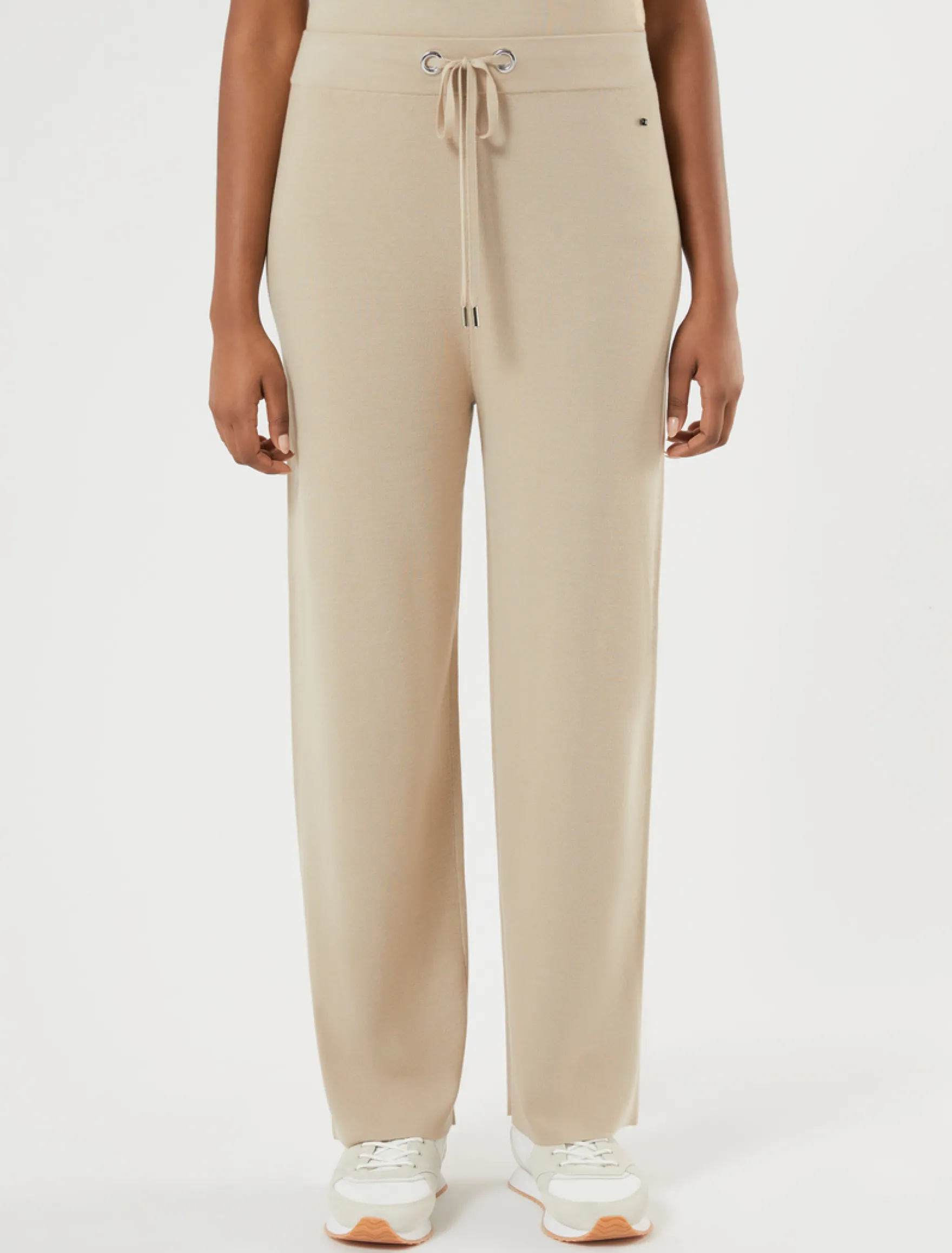 Pantaloni in maglia - BEIGE