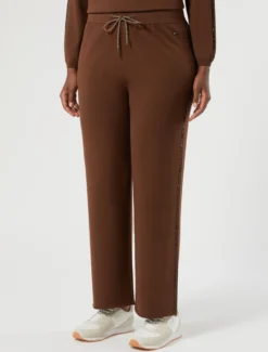 Pantaloni in maglia di viscosa - BISCOTTO