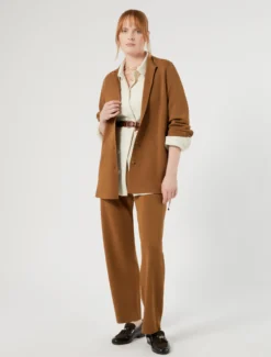 Pantaloni in maglia di viscosa - BISCOTTO