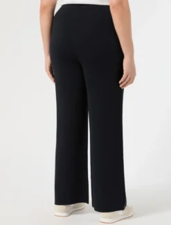 Pantaloni in maglia di viscosa - BLU NOTTE