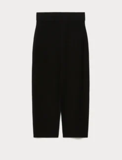 Pantaloni in maglia di viscosa - NERO