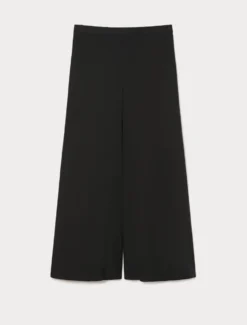 Pantaloni in popeline di cotone - NERO