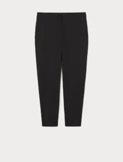 Pantaloni in popeline di cotone - NERO