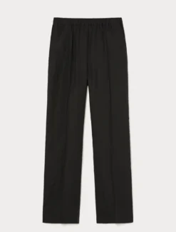 Pantaloni in popeline di cotone - NERO