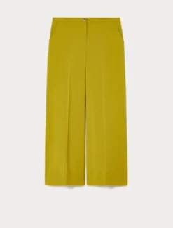 Pantaloni in popeline - VERDE OLIVA
