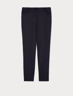 Pantaloni in punto Milano - BLU MARINO