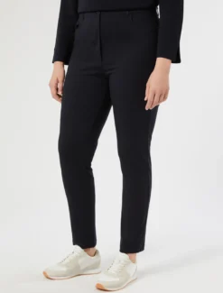 Pantaloni in punto Milano - BLU MARINO