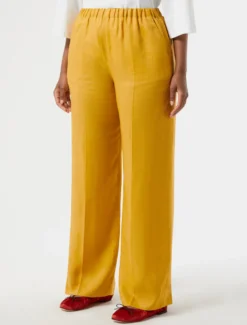 Pantaloni in tela di lino - MIELE